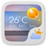 glass view style reward go weather ex android application logo